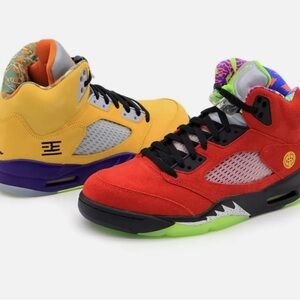 Jordan What The? 5 - Red, Yellow, Black